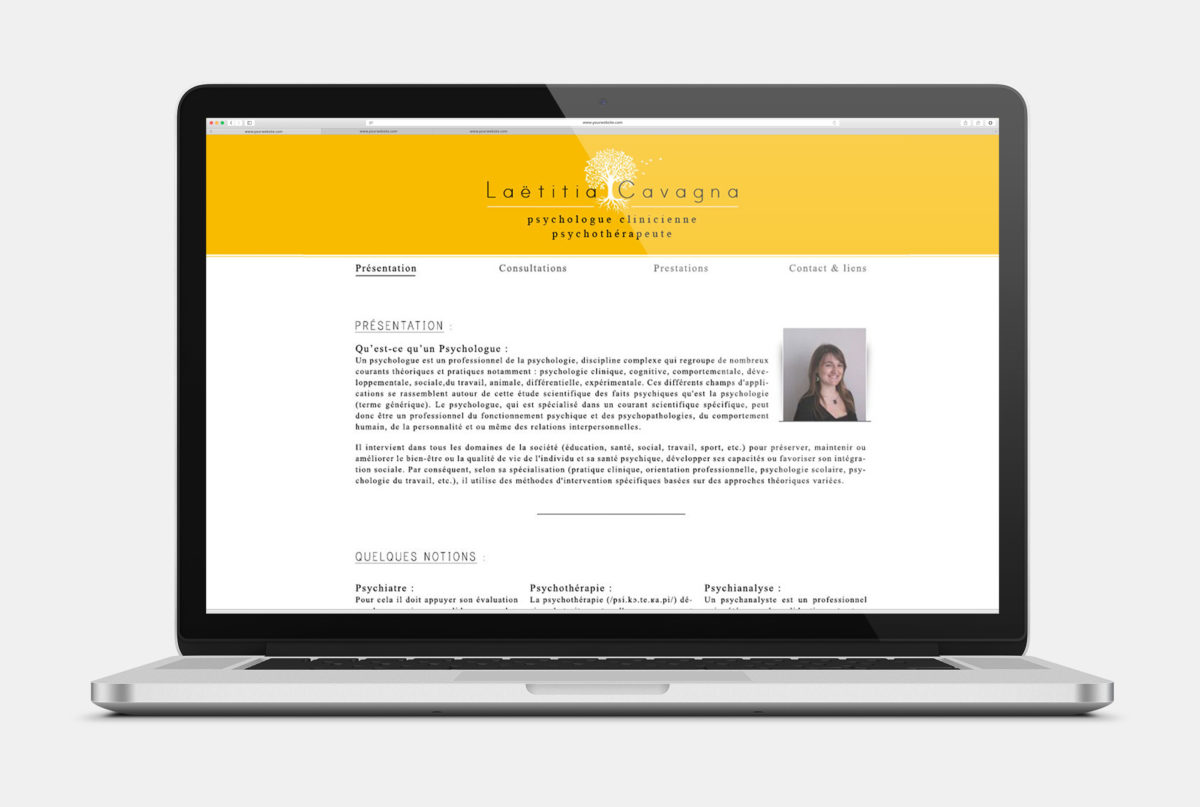 médical - psychologue - psychiatre - medecines alternatives - site web design internet - graphisme - identité visuelle - charte graphique