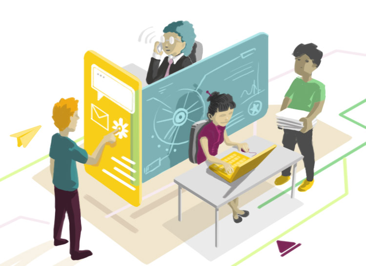 abys-illustration painting -da-lyon- digital users company mail