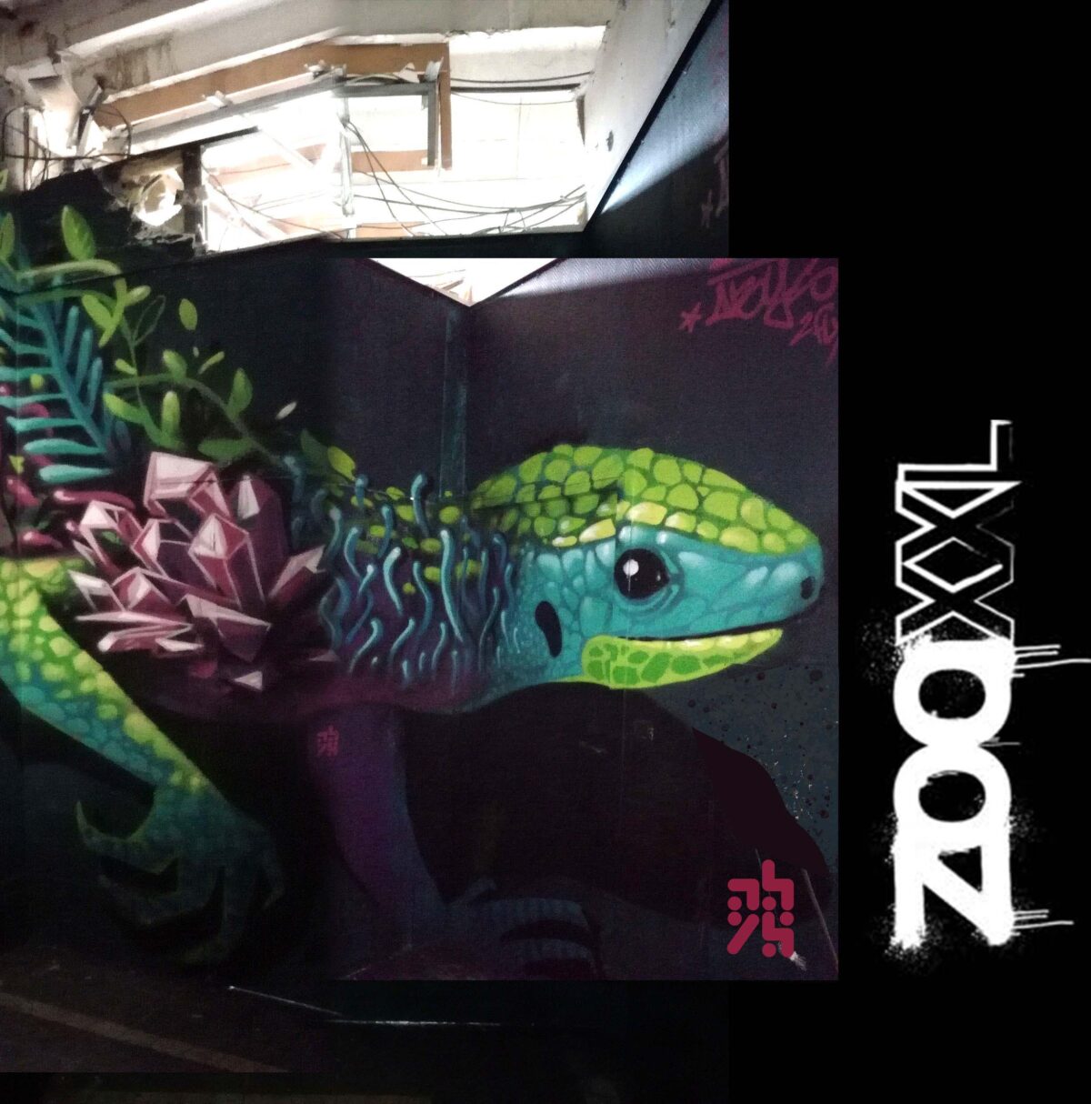 graffiti abys2fly - oneagain - zoo art show lyon xxl abys