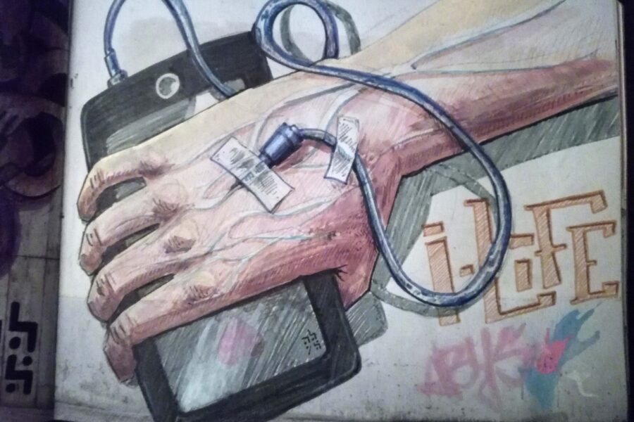 iPhone game – street art sketchbook