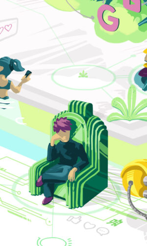 Elearning formation distancielle - parcours formation pédagogique -illustration-graphisme-lyon -abys