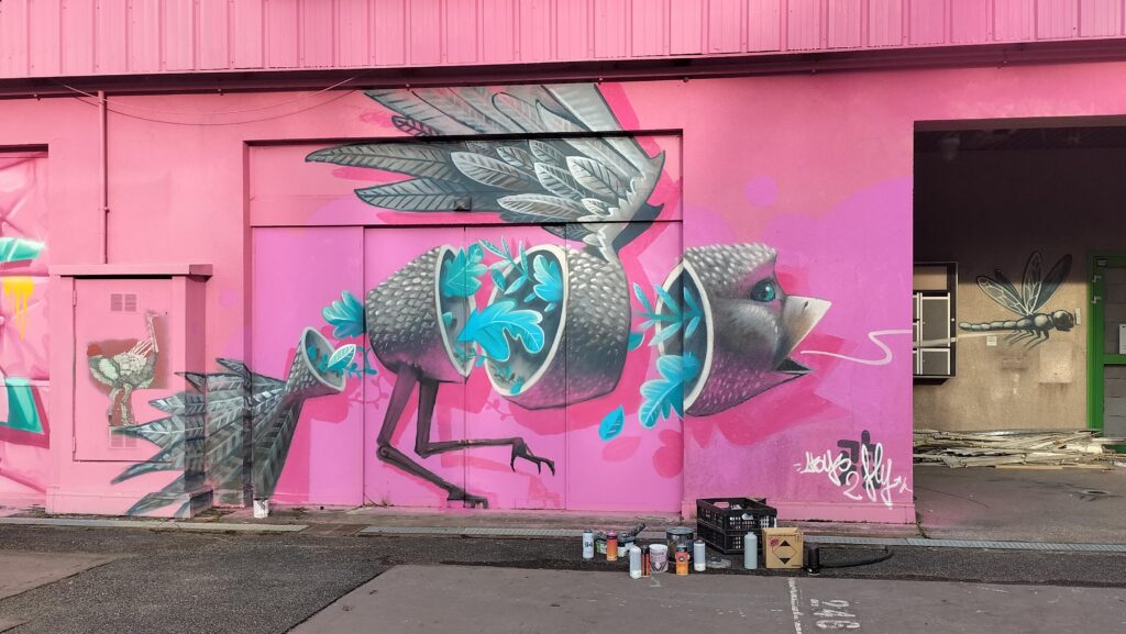 fresque les convives - Vaise gorges de Loup