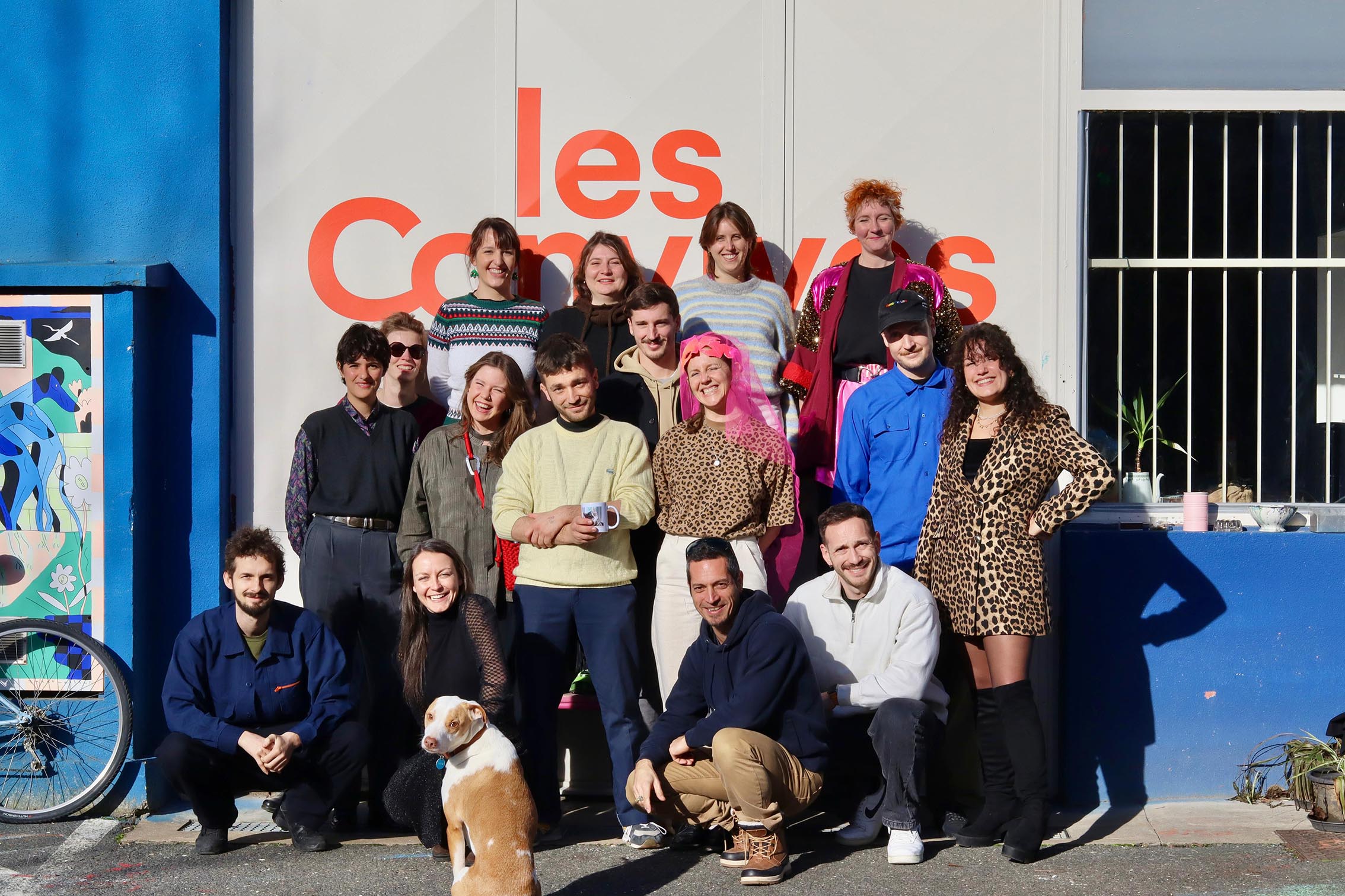 photo équipe les convives lyon vaise ateliers artistique partagés